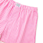 Çizgili Erkek Pembe Boxer Şort - Cats Seek Revenge